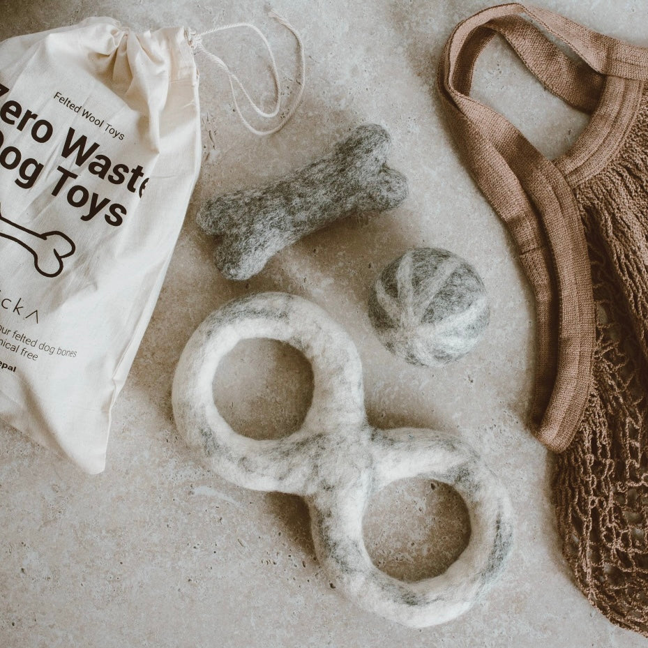 Zero Waste Felted Dog Toys re